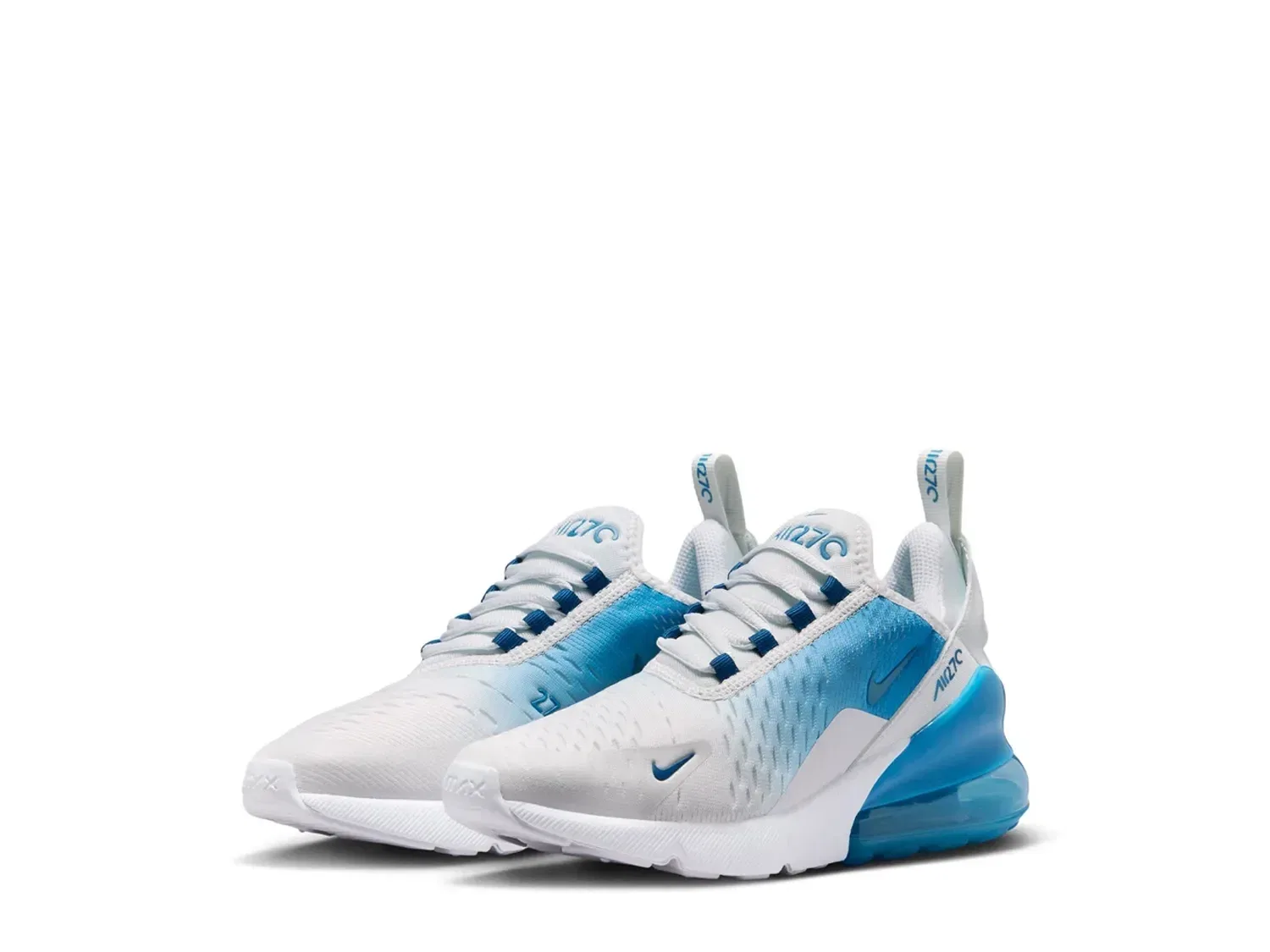Кроссовки Air Max 270, Nike, бело-синие — фото 3