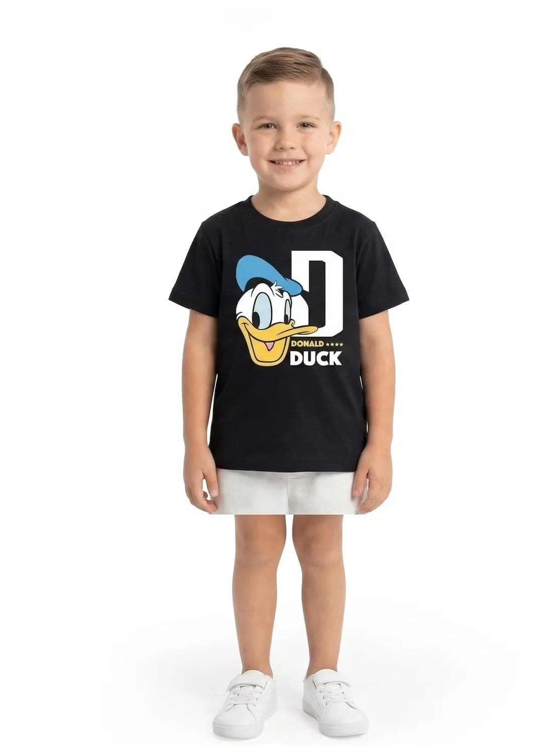 Футболка с принтом Donald Duck Disney, черный — фото 2