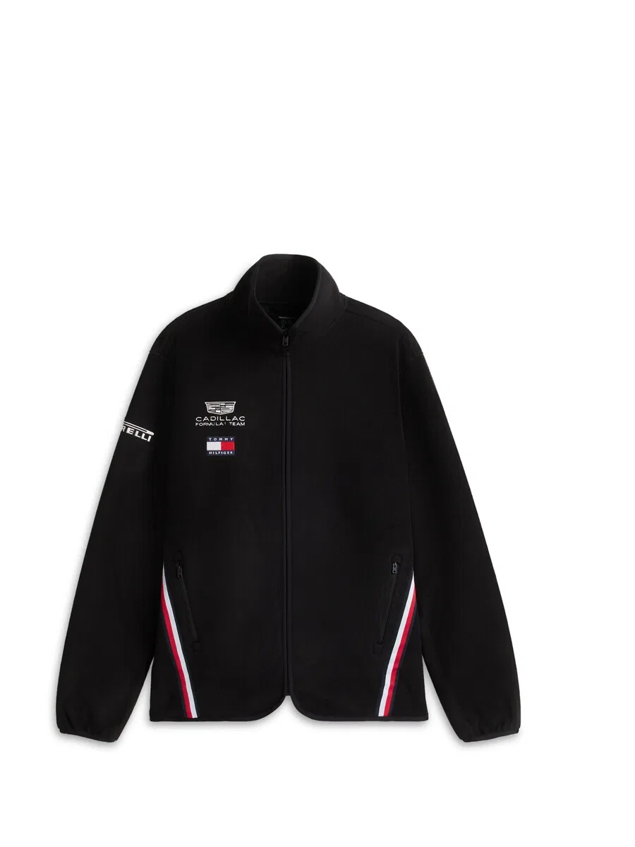 Худи на молнии TOMMY HILFIGER 'TH X CF1 Replica' черного цвета