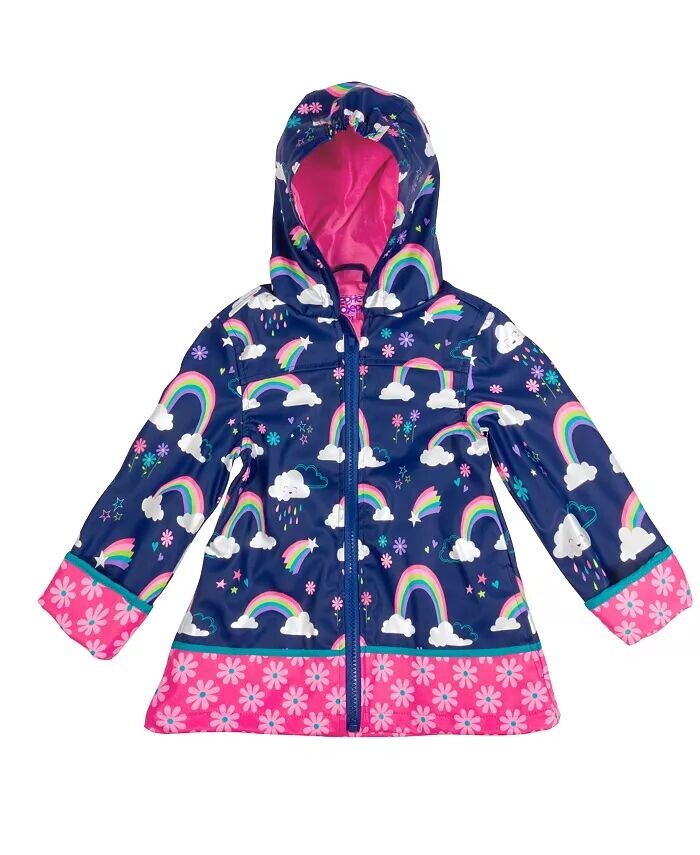 

Плащ Big Girl с радужным принтом Stephen Joseph, синий