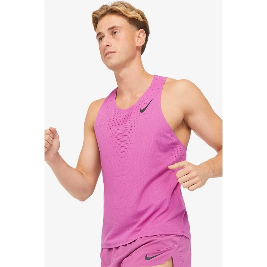 Беговая майка-безрукавка Nike Dri-FIT AeroSwift Running Adv Singlet, Фуксия