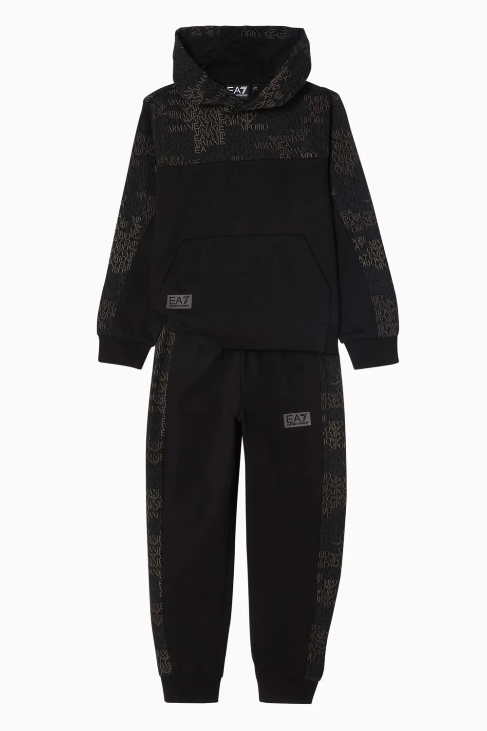 Худи с логотипом Monogram Logo Emporio Armani — фото 2