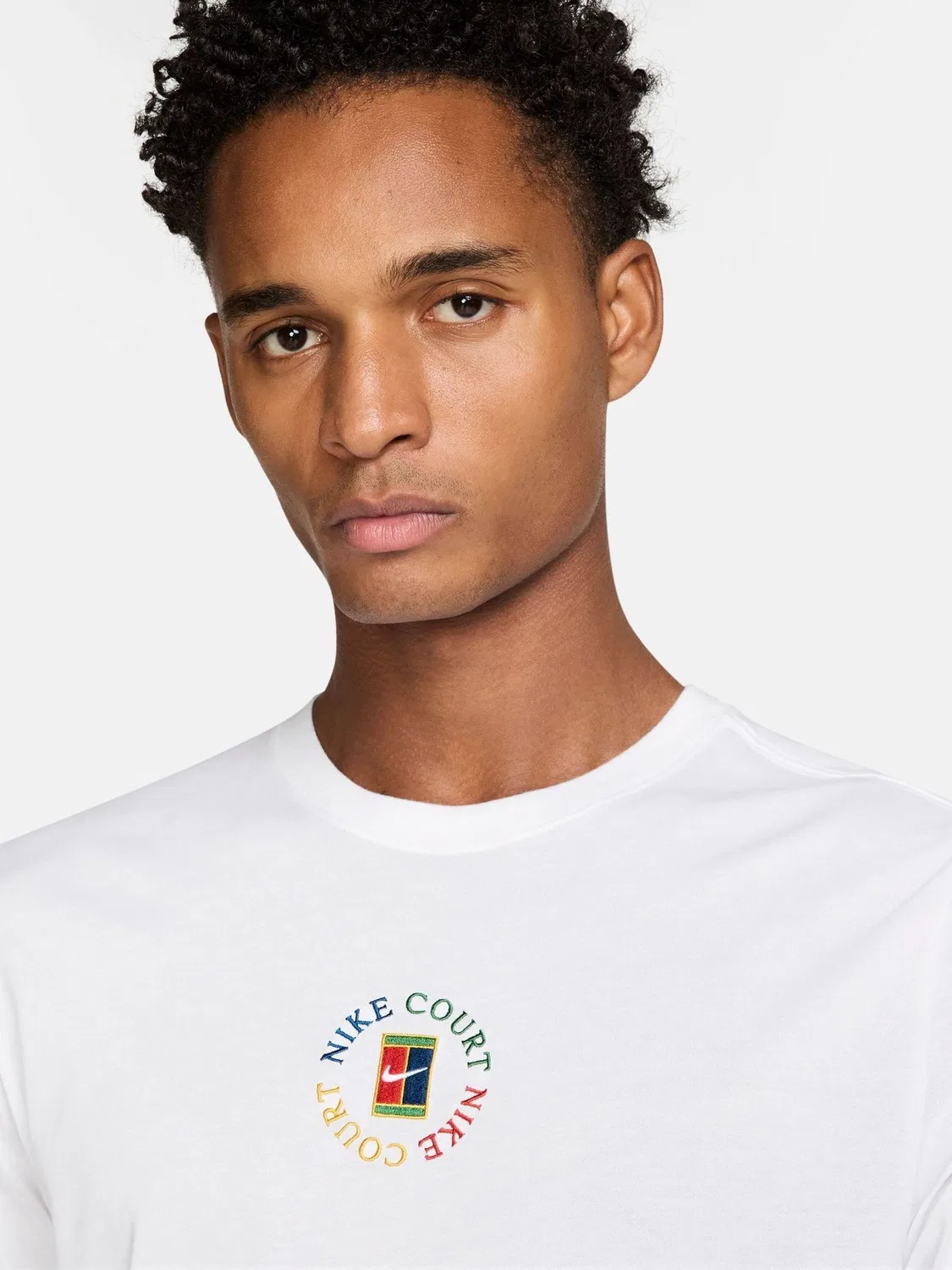 Футболка теннисная NikeCourt Dri-FIT Nike, белый — фото 3