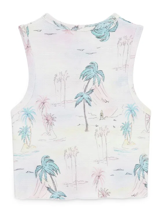 Майка slim fit Guess, мультиколор — фото 2