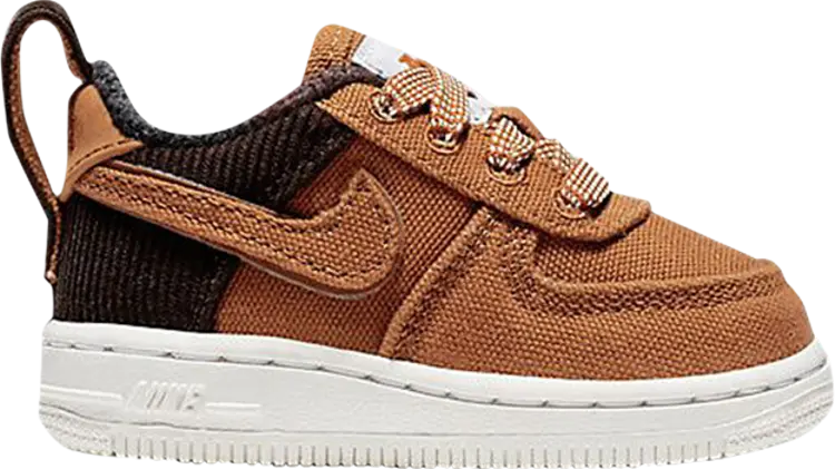 Кроссовки Nike Carhartt WIP x Air Force 1 '07 Premium TD 'Ale Brown', коричневый — фото 2