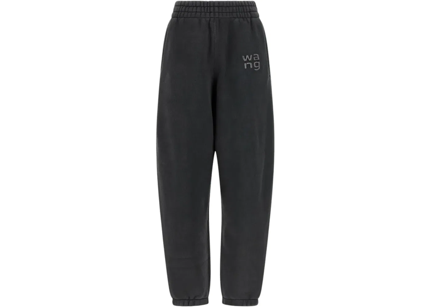 Женские спортивные штаны Hotfix Logo Alexander Wang, Washed Black