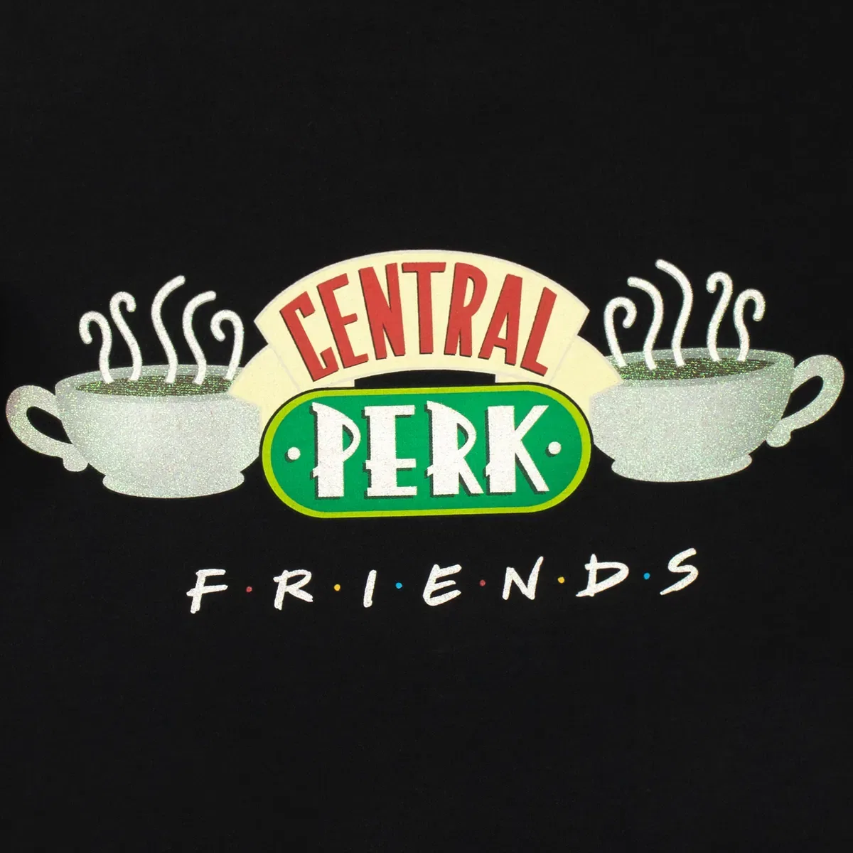 Пижама с коротким рукавом Central Perk Friends, Black — фото 3