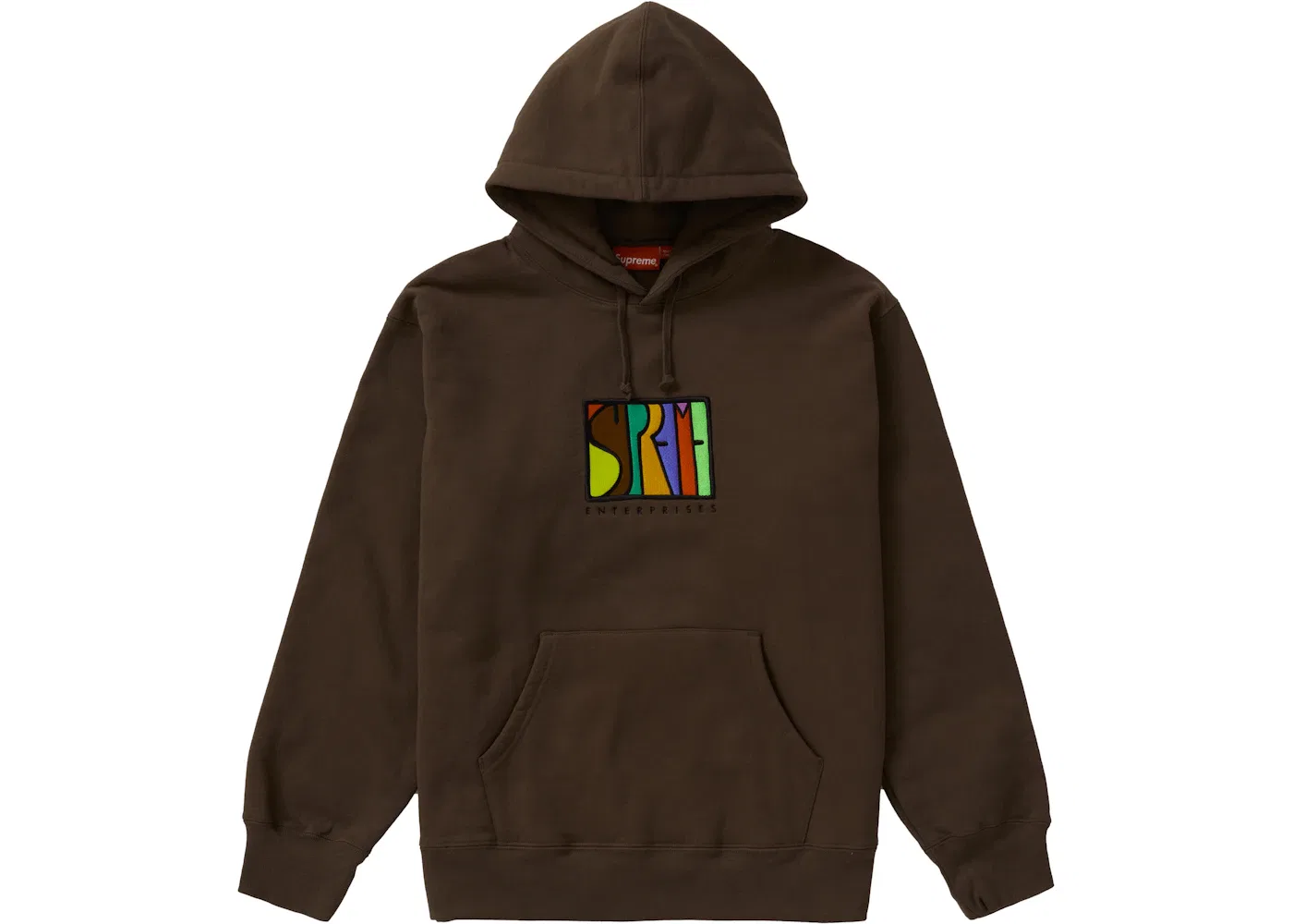 Мужской свитшот с капюшоном Supreme Hooded Sweatshirt, Dusty Brown
