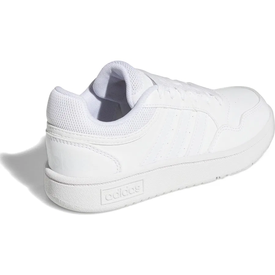 Кроссовки повседневные из искусственной кожи Sportswear GW0433 Hoops Shoes adidas, Белый — фото 4