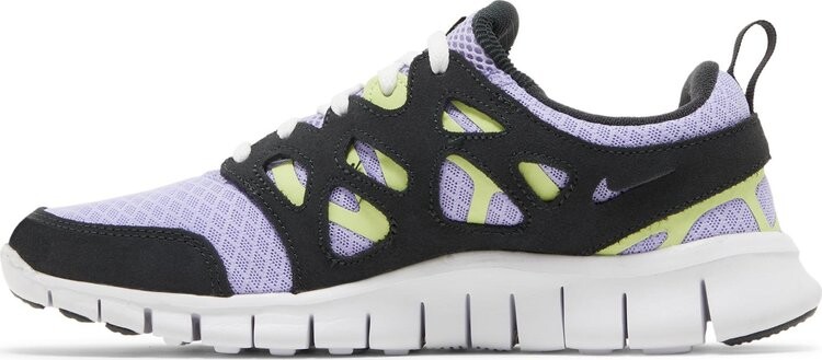 Кроссовки Nike Free Run 2 GS 'Purple Pulse Light Lemon Twist', фиолетовый — фото 4