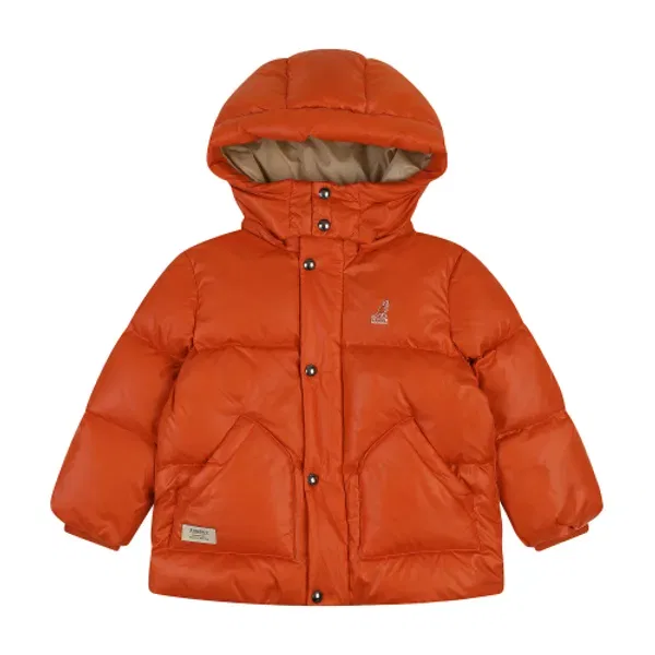 Пуховик короткий Signature Puffer, qd 0006 Kangol Kids, красный