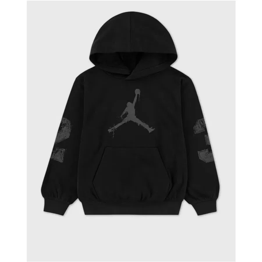 Детский свитшот с капюшоном Jordan Mvp Hbr Jm Ft Po Nike, Светло-серый