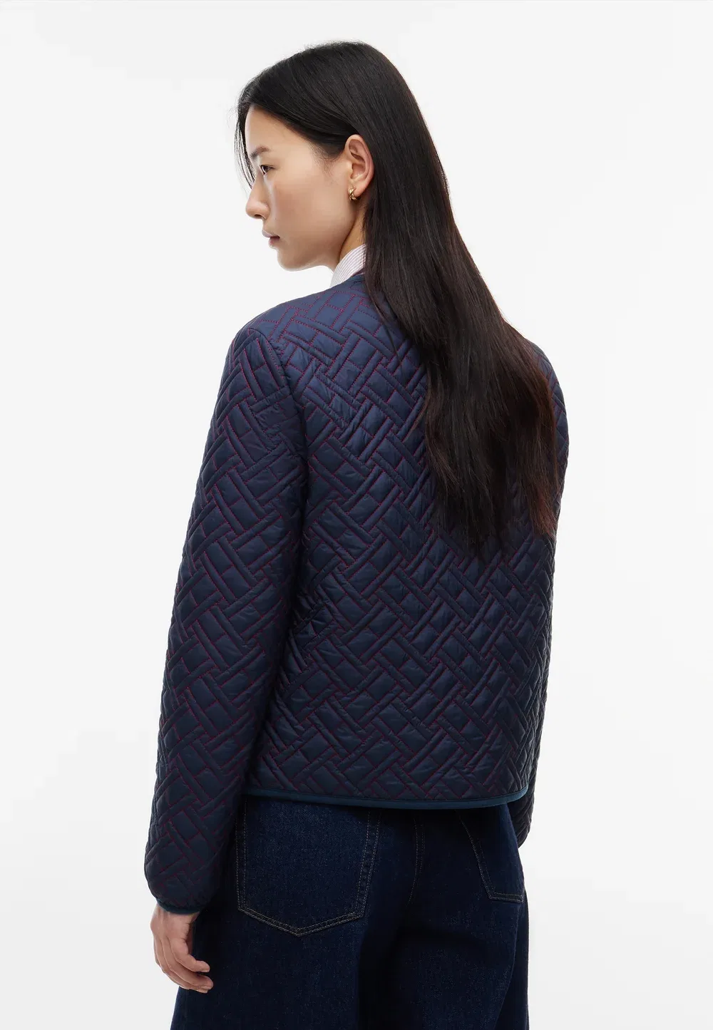 Стеганая подкладка - легкая куртка Tommy Hilfiger, Dark Blue — фото 3