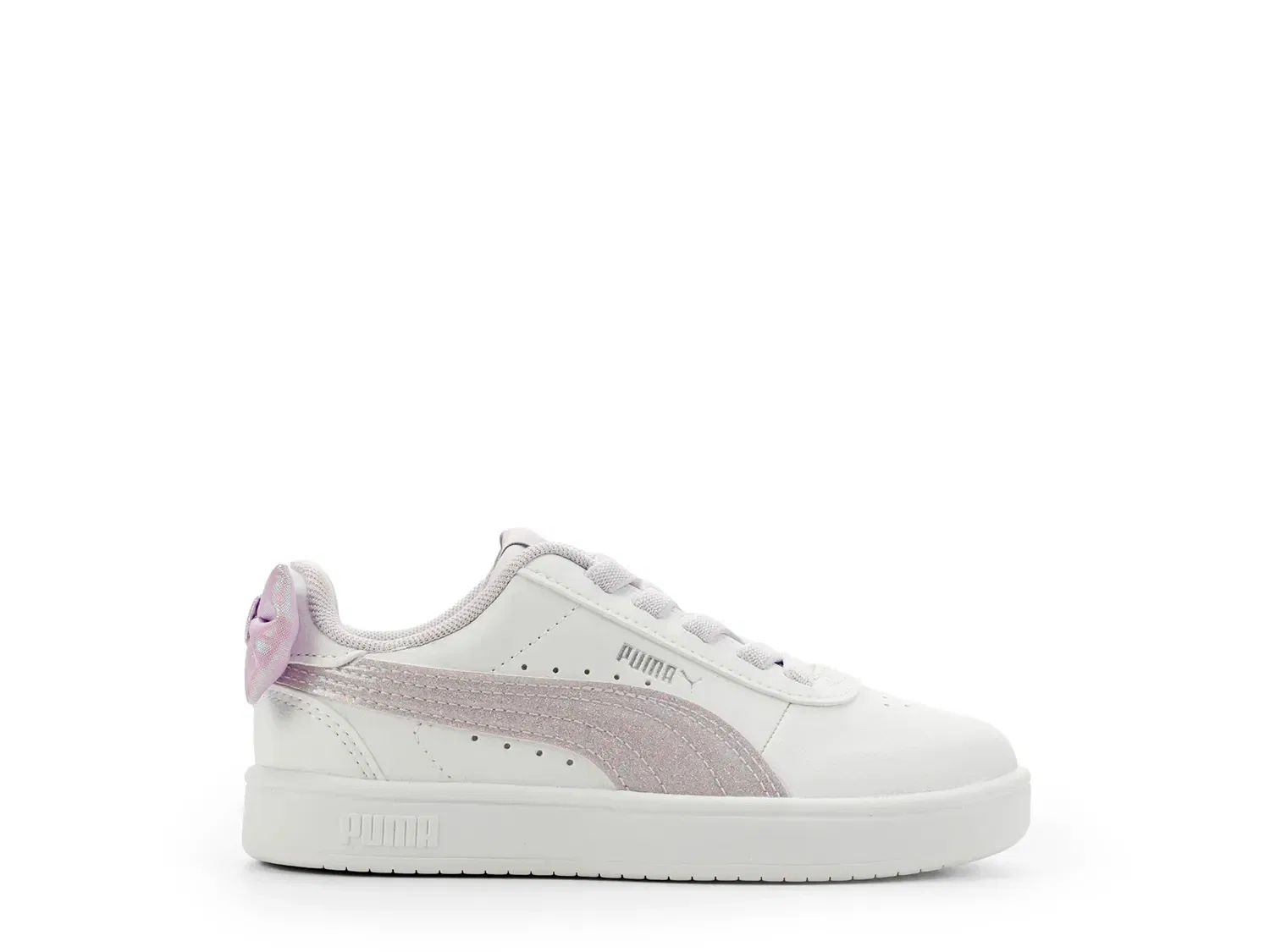 Кроссовки slip-on Juna Bow, PUMA, белый/фиолетовый