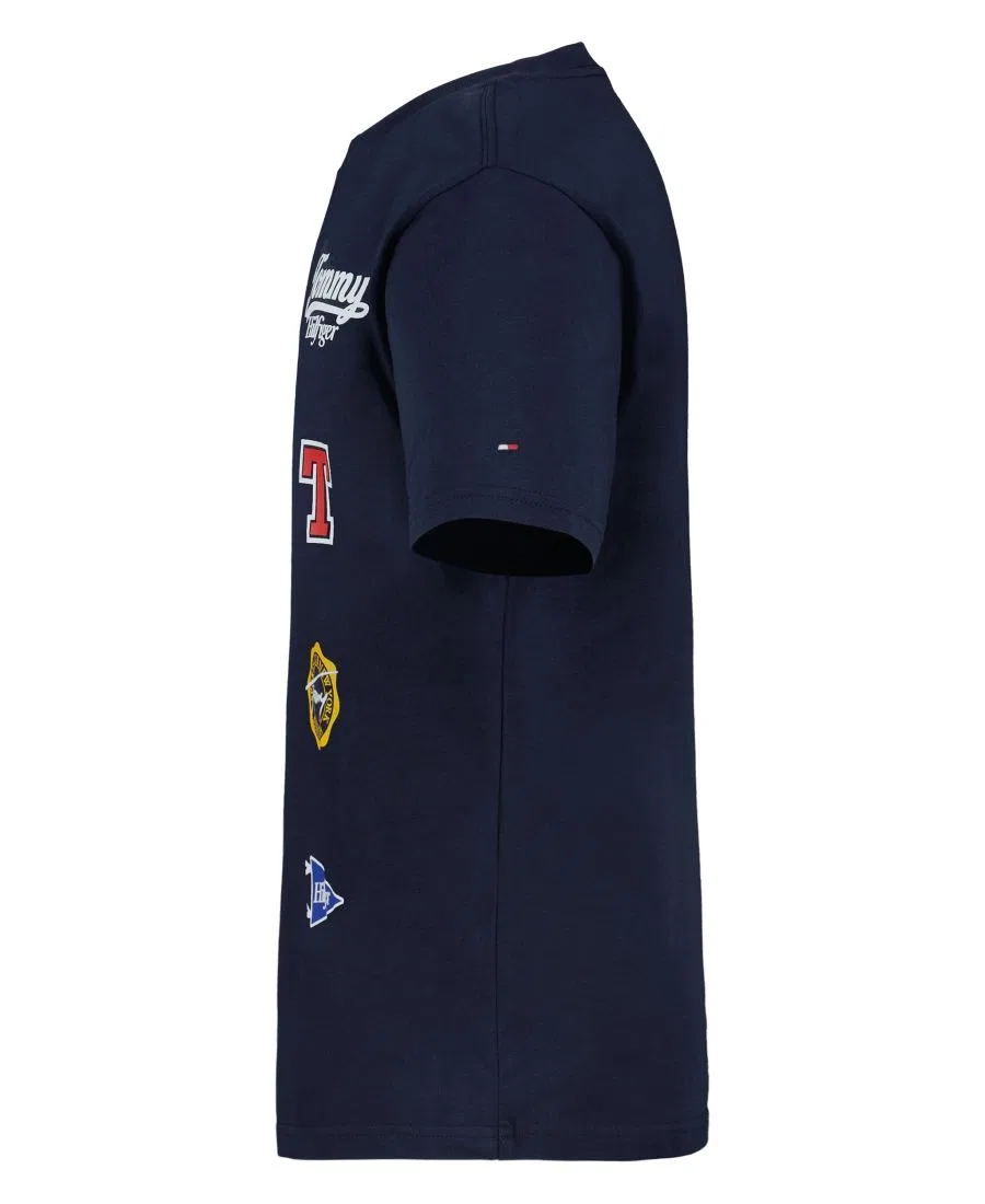 Детская футболка с коротким рукавом Collegiate Stack Tommy Hilfiger, Navy Blazer — фото 3