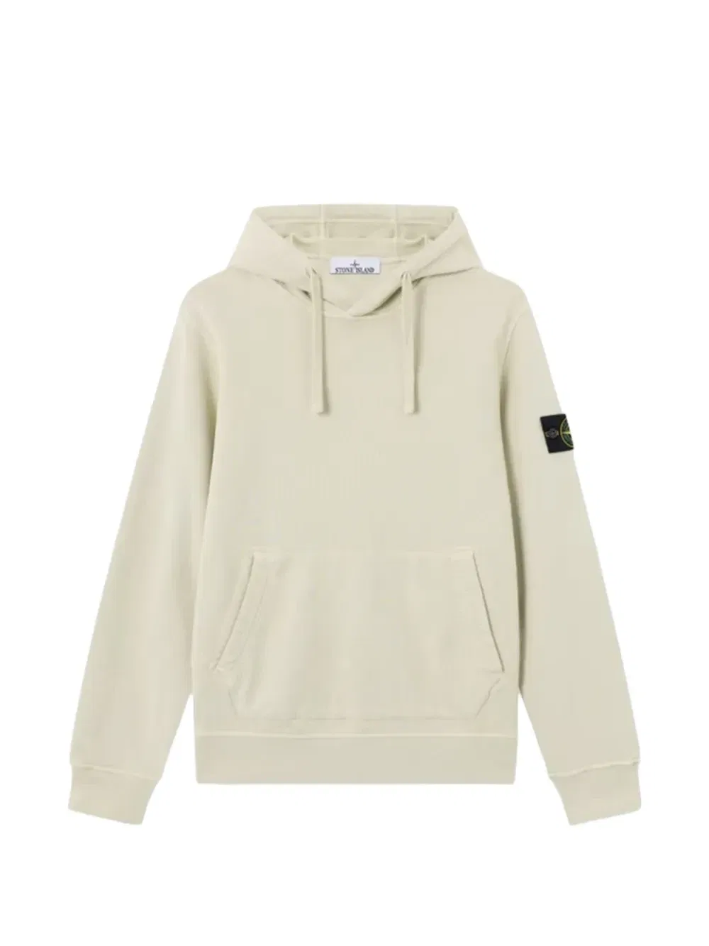 Толстовка с логотипом-нашивкой Stone Island, бежевый