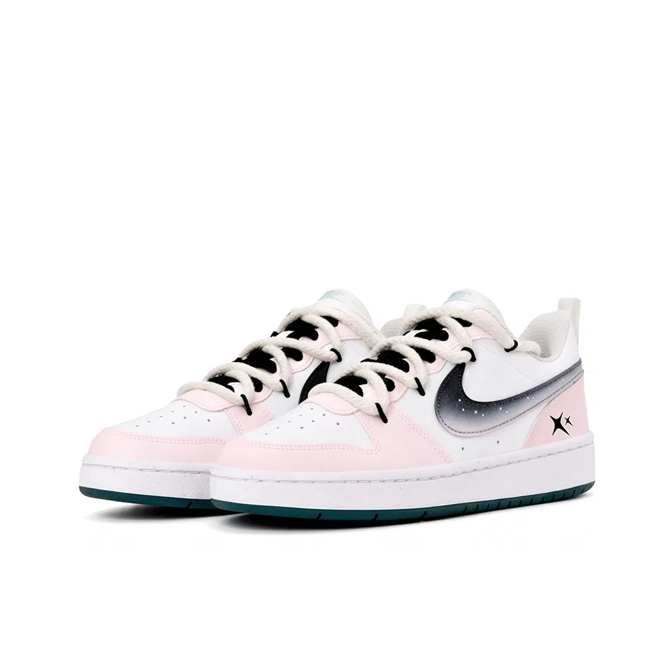 Детские кроссовки для скейтбординга с принтом Nike Court Borough, Pink — фото 4