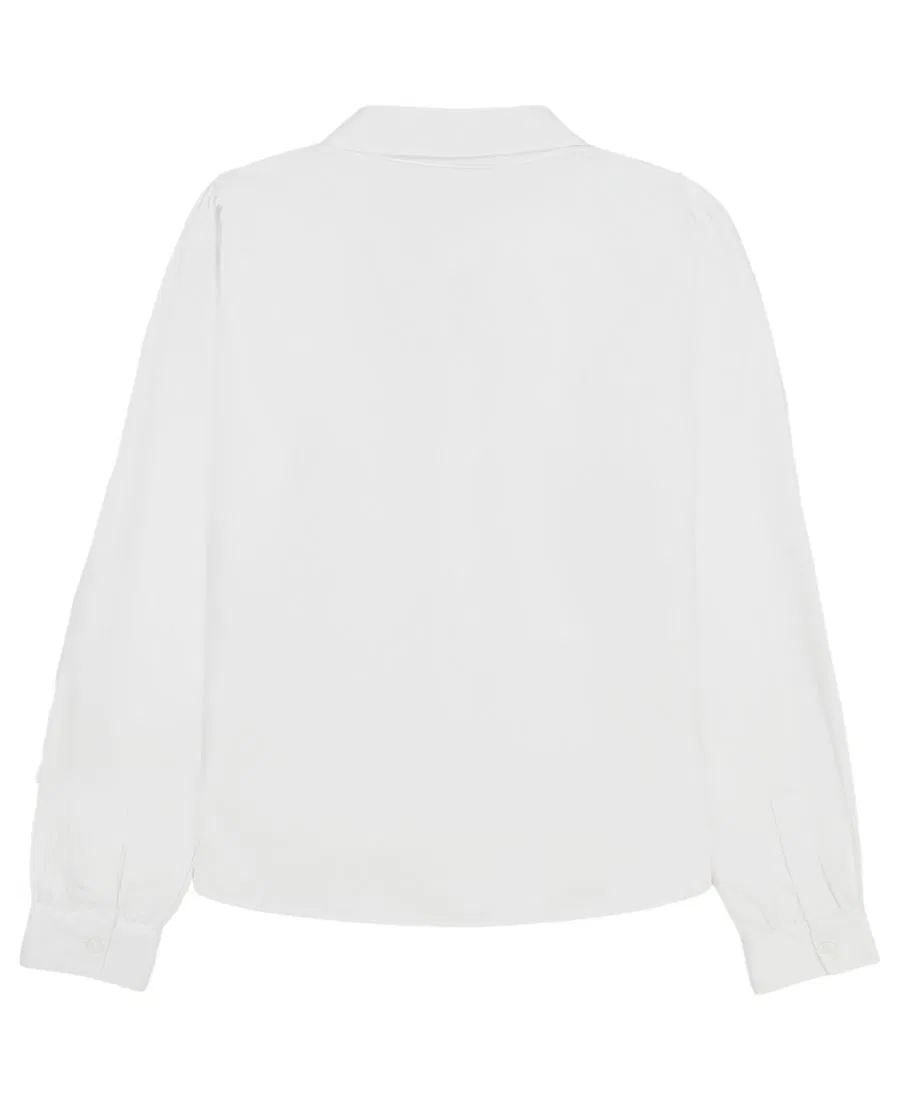 Детская рубашка с длинным рукавом Refined Tailored Shirt Calvin Klein, White — фото 2
