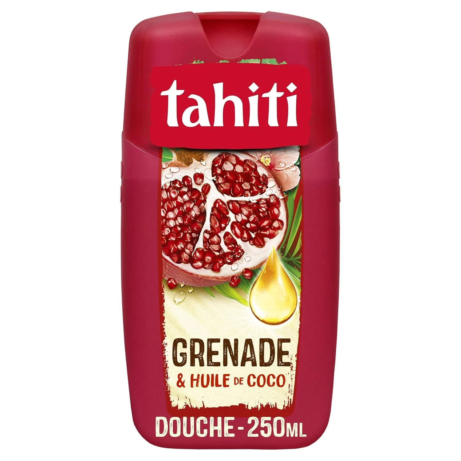 No brand Гель для душа TAHITI Pomegranate & Coconut Oil, 3 x 250 мл — фото 3