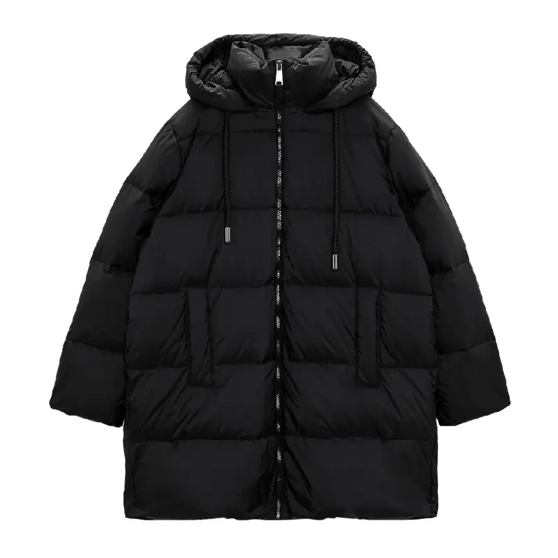 

Пуховик Zara Reversible, черный