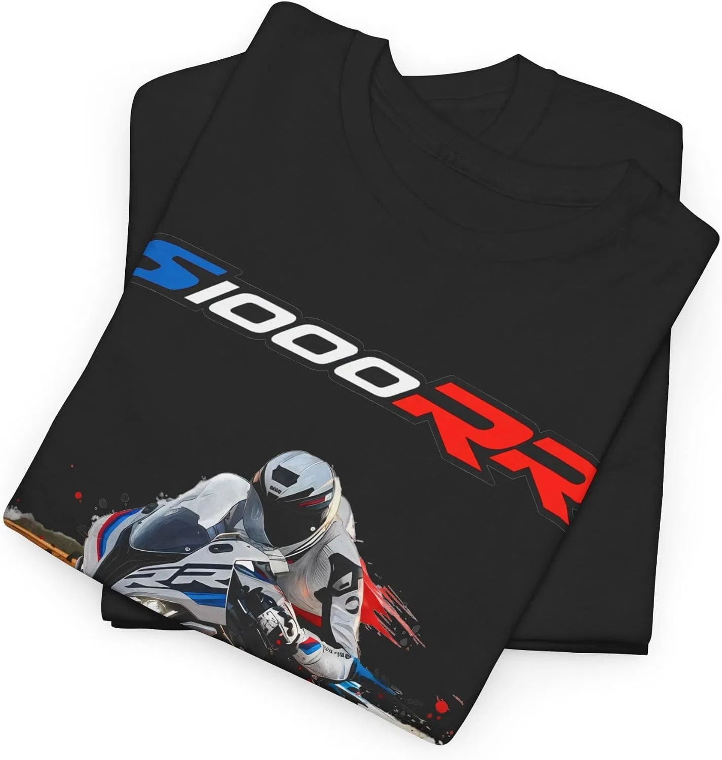 Мужская футболка с графикой S1000RR GENERIC, Black — фото 4