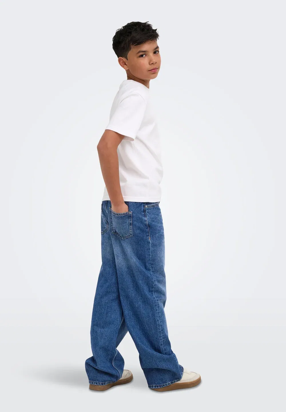 Osjremi Wide db 8782 azg dnm noos - джинсы свободного кроя Only & Sons Junior, Dark Blue Denim — фото 3