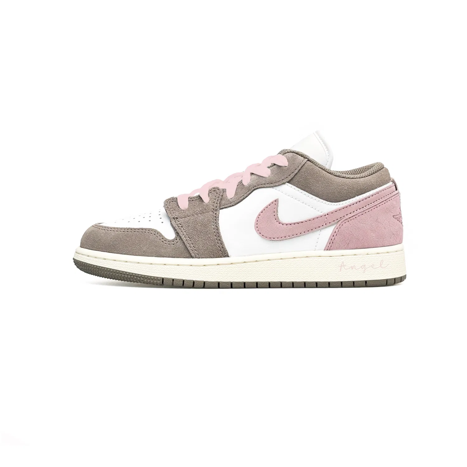 Детские кроссовки для скейтбординга с принтом Jordan 553560-026, Pink Brown — фото 3