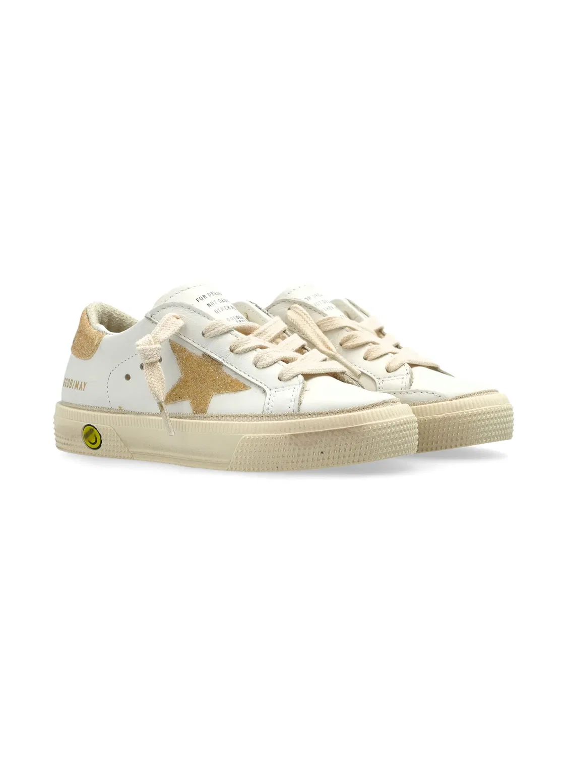 Кроссовки из телячьей кожи Golden Goose, белый