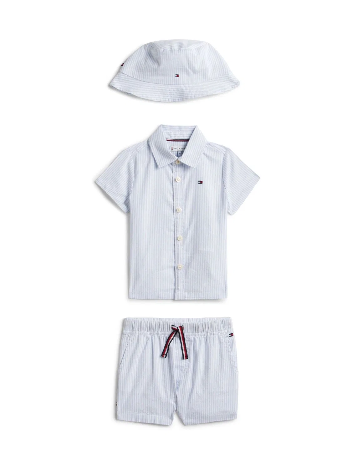 Комплект из трех предметов Ithaca Stripe Tommy Hilfiger, синий