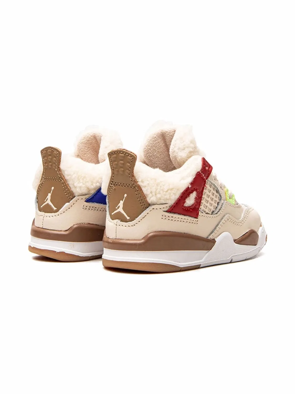 Кроссовки Jordan 4 Retro "Где дикие вещи", белый — фото 4