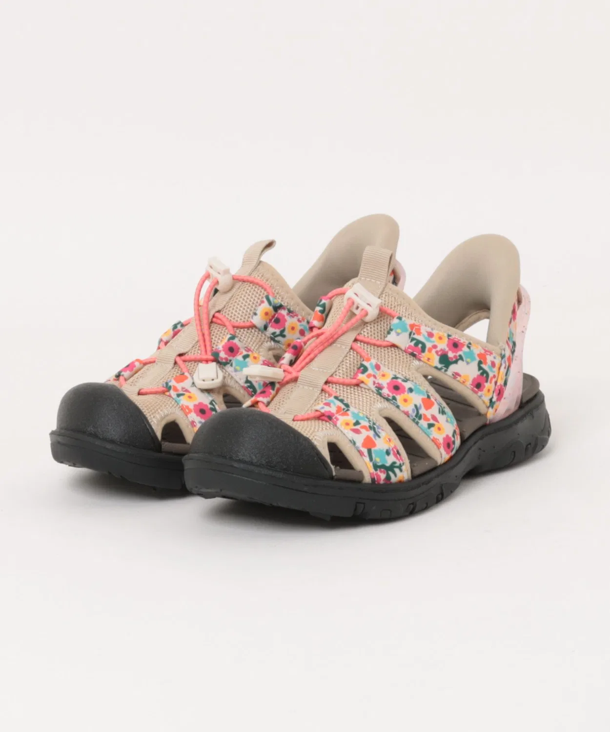Детские водонепроницаемые спортивные сандалии с принтом Parade, Beige Floral