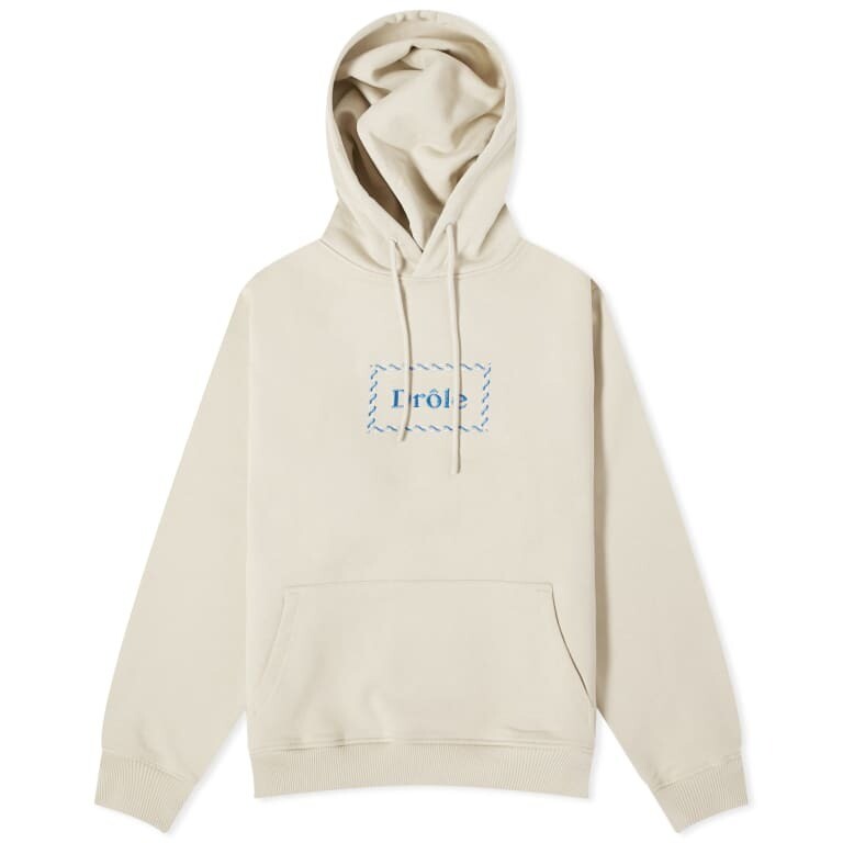 

Худи Drole De Monsieur Braided Logo, светло-бежевый