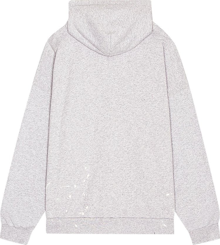 Худи Balenciaga Wide Fit Hoodie 'Dark Heather Grey', серый — фото 3