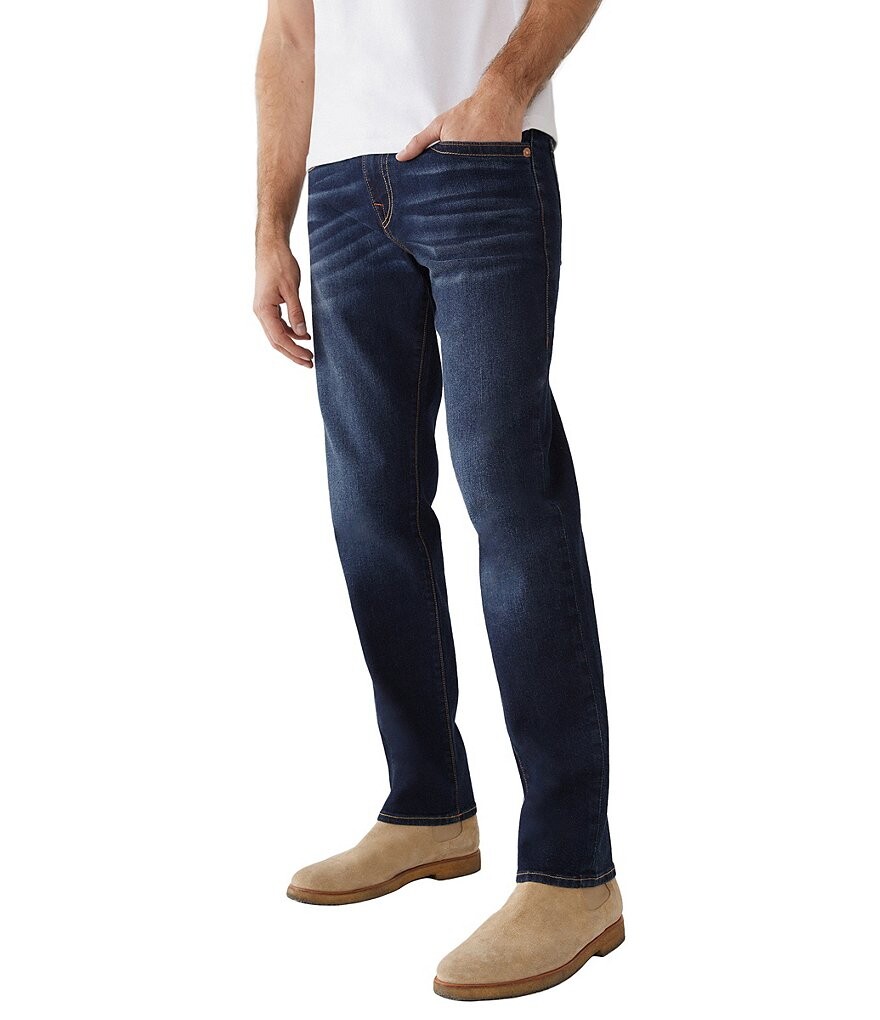 

Классические джинсы узкого кроя True Religion Geno, синий
