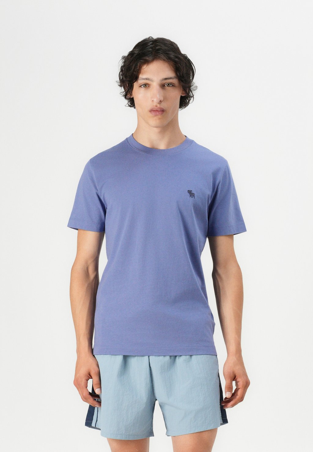 

Базовая футболка PUFFY ICON CREW Abercrombie & Fitch, темно-синий