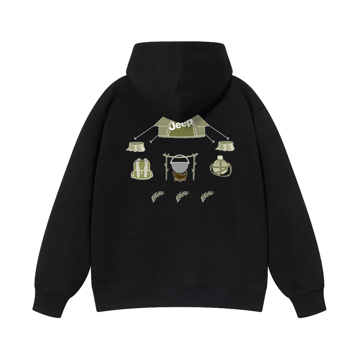Детский свитшот с капюшоном Jeep, Black