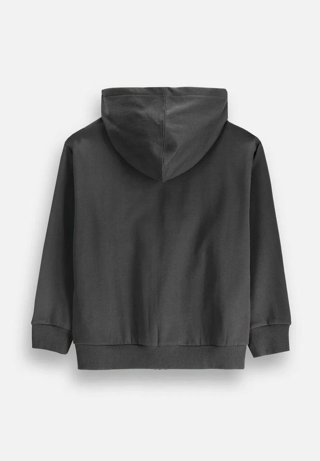 Kinder-Sweatjacke mit kapuze - толстовка на молнии Coccodrillo, Dark Grey — фото 2