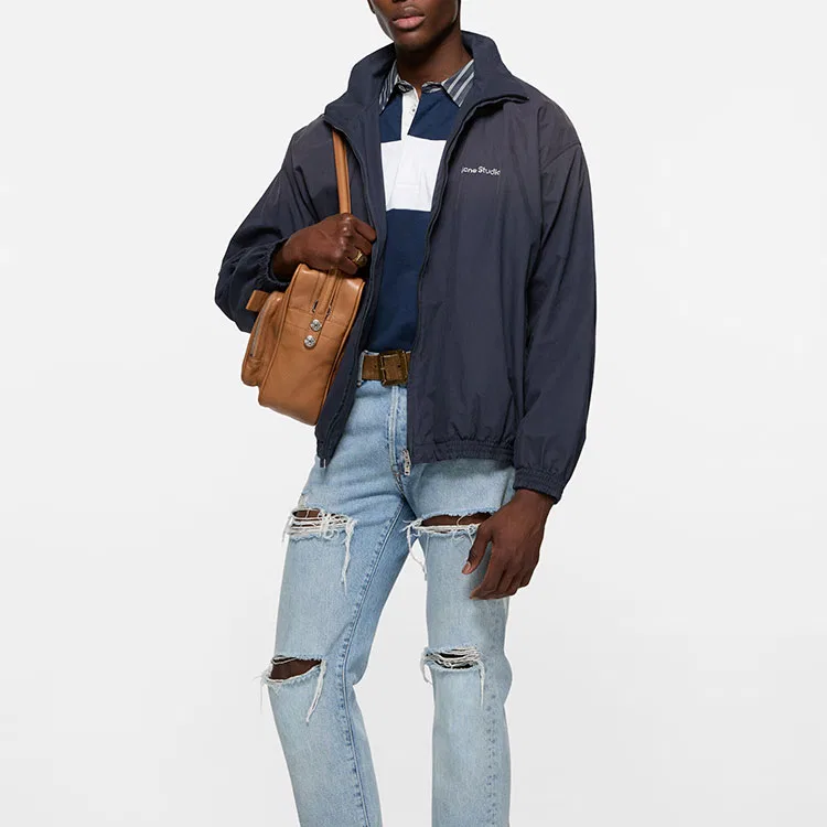 Мужская куртка с водолазкой Acne Studios, Marine — фото 4