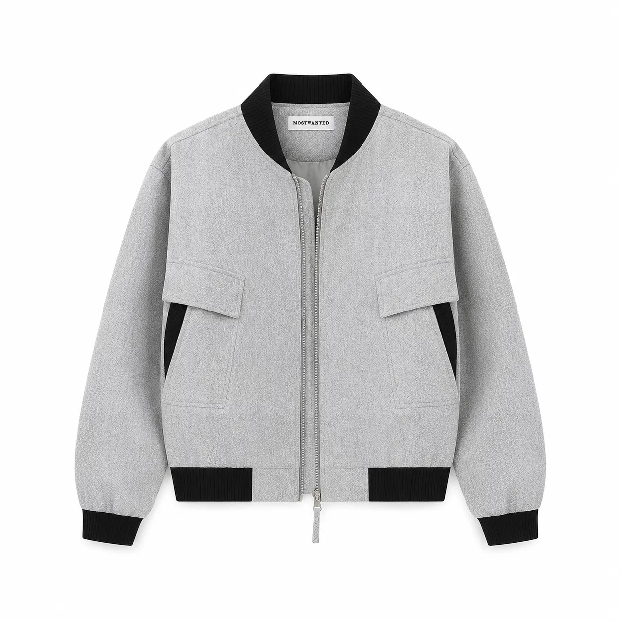 Детская куртка-бейсболка с воротником Cloud Gray MostwantedLab
