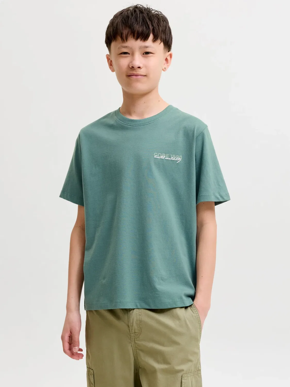 Футболка с принтом North Atlantic Jack & Jones Junior, синий — фото 3