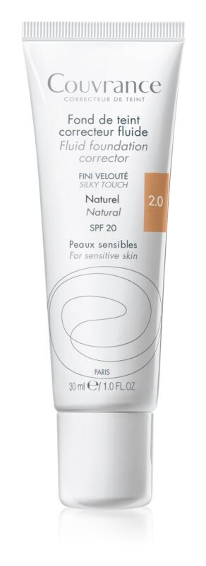 

Жидкая основа SPF 20 Avène Couvrance, оттенок 2.0 Natural 30 мл