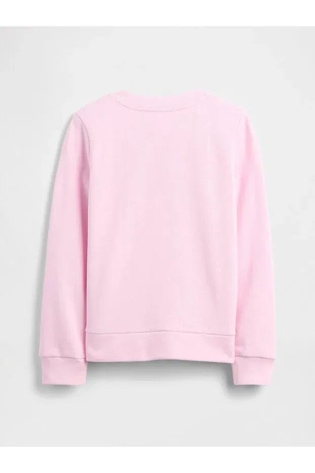 Детские свитшот для девочек с принтом Gap, Pink-003 — фото 3