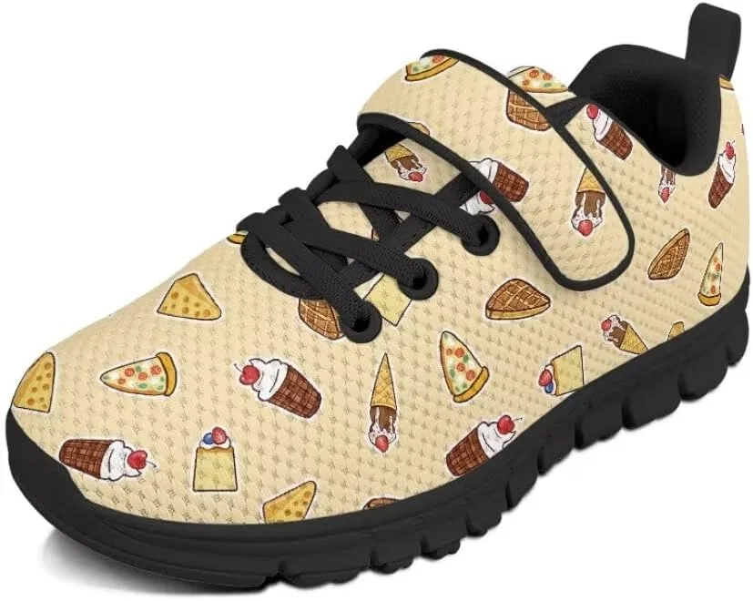 Детские кроссовки с принтом Delicious Food GETELINSENG, Cakes Pizza