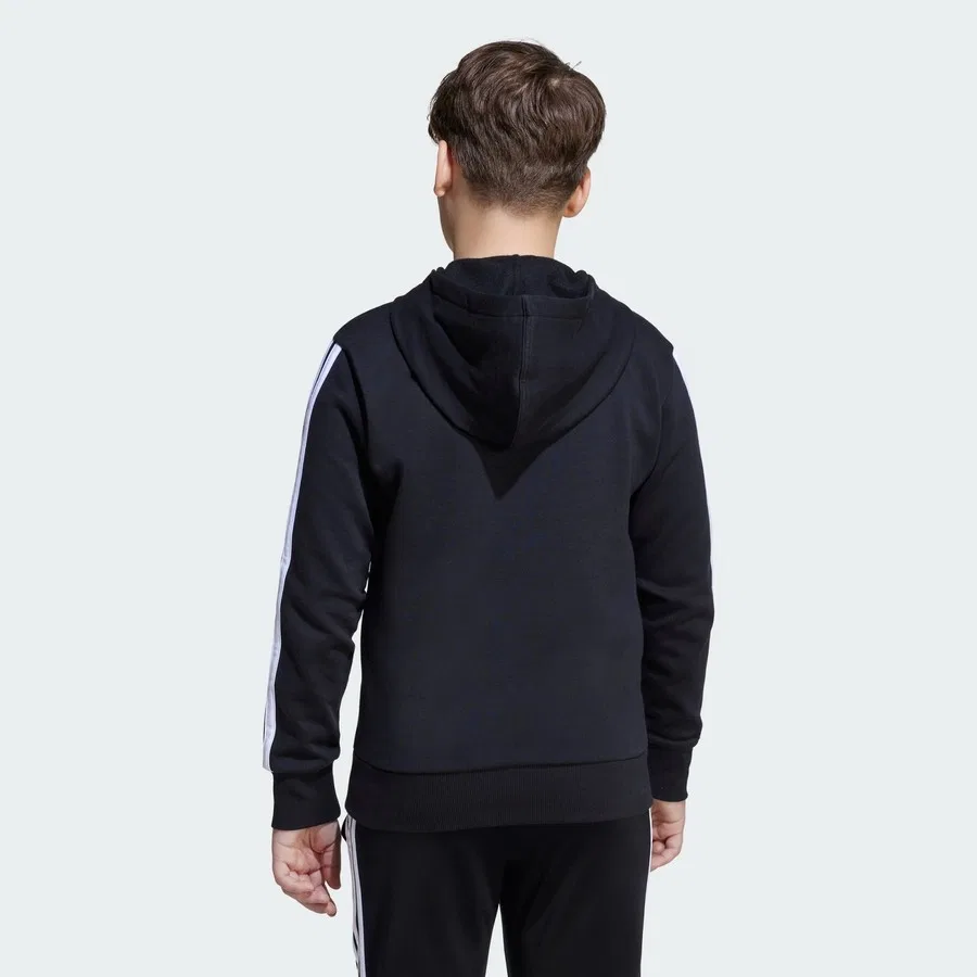 Детский худи с капюшоном и длинным рукавом Sportswear JN2416 Essentials Hoodie adidas, Черно-белый — фото 4