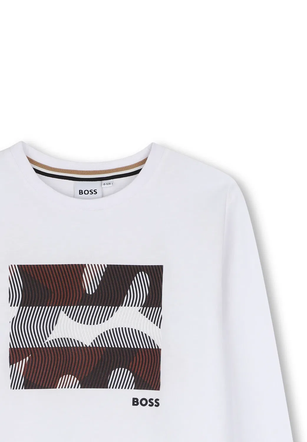 Tee-Shirt manches longues - футболка с длинными рукавами Boss Kidswear, Blanc — фото 4