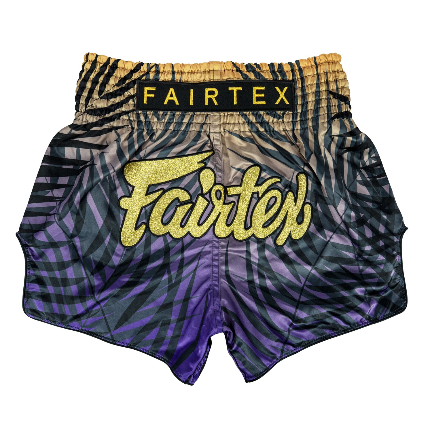 

Шорты для тайского бокса Fairtex Bs1942 Dusk, размер 5XL, фиолетовый/золотистый