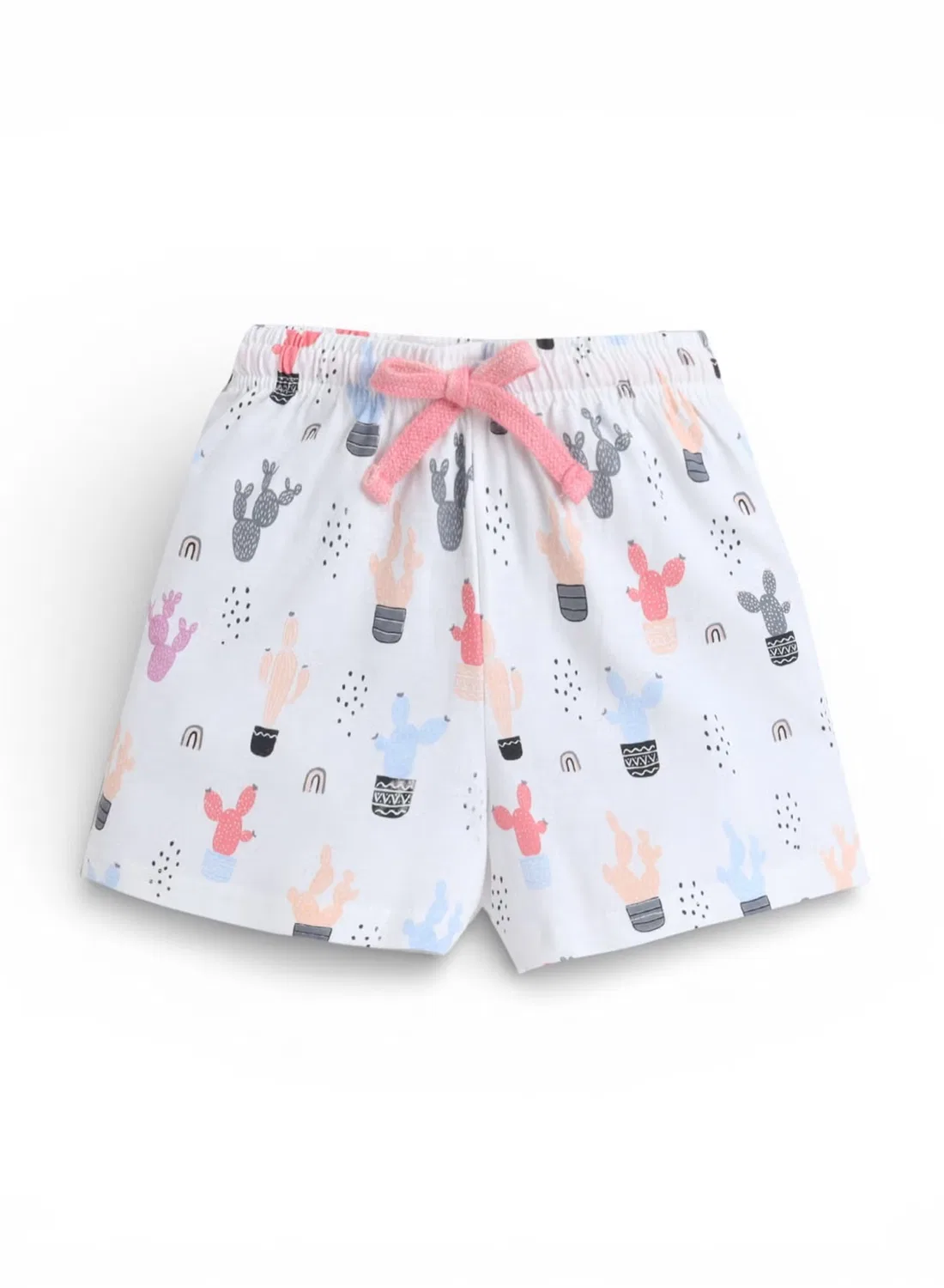 Комплект пижамы с кактусами, модель Cactus Print, Victor And Jane, темно-персиковый — фото 3