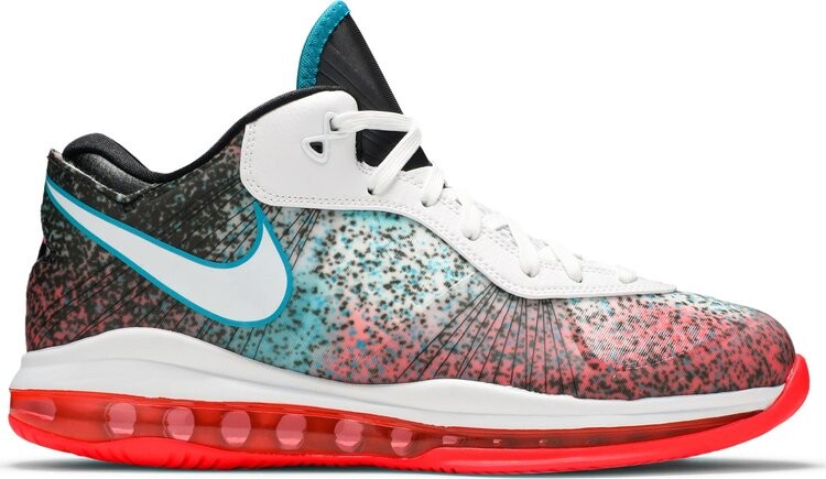 

Кроссовки Nike LeBron 8 V/2 Low Retro 'Miami Night' 2021, красный