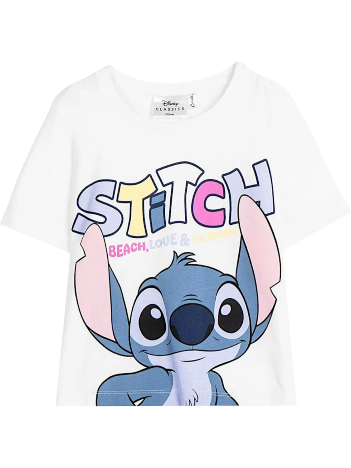 Футболка Disney Lilo Stitch, белый