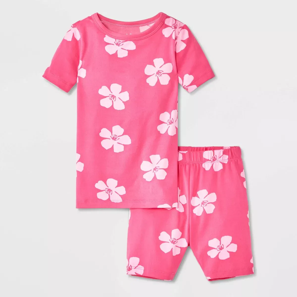 Детский комплект пижам с коротким рукавом Cat & Jack NIT SLEEPWEAR, Pink